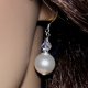 Princess Roza handmade Swarovski pearl 925 earrings - thumbnail 2 click to replace large image