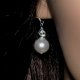 Princess Roza handmade Swarovski pearl 925 earrings - thumbnail 3 click to replace large image