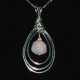 View item: Celtic design opal 925 silver necklace