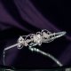 View item: Lady Rosaleen handmade Swarovski pearl flower bridal headband