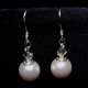 View item: Princess Roza handmade Swarovski pearl 925 earrings
