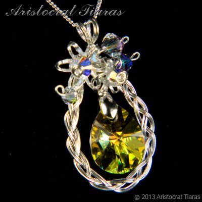 Countess Alyssa 925 silver Swarovski crystal necklace picture 2