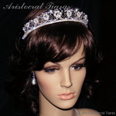 Countess Estelle Swarvoski pearls bridal earrings picture 4