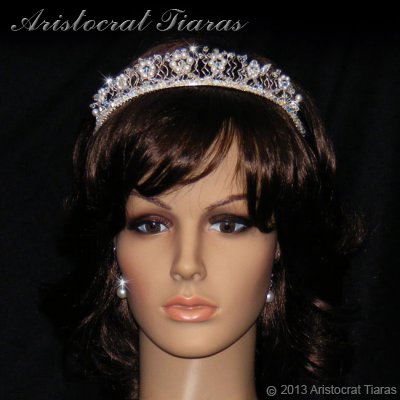 Countess Estelle Swarvoski pearls bridal earrings picture 5