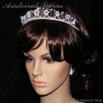 Countess Estelle Swarvoski pearls bridal earrings picture 6