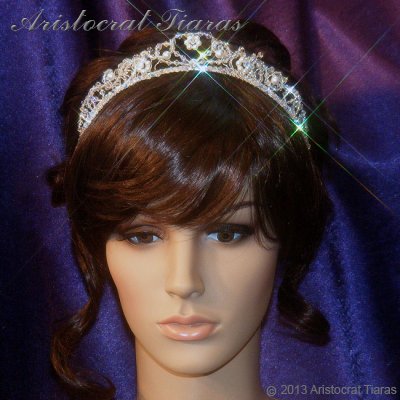 Countess Regina handmade Swarovski wedding tiara picture 8