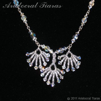 Lady Victoria pheonix handmade Swarovski necklace picture 3