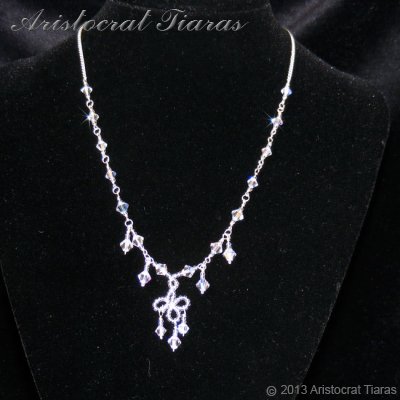 Duchess Rowena handmade Swarovski bridal necklace picture 1