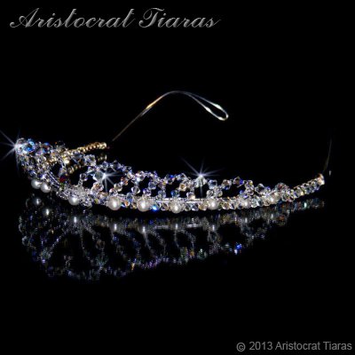 Lady Caroline heart handmade Swarovsk bridal tiara picture 5