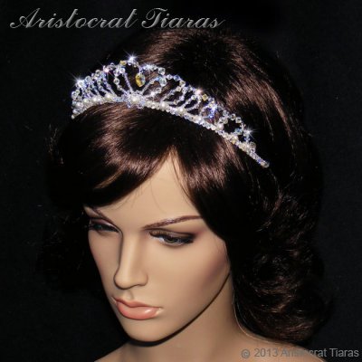 Lady Caroline heart handmade Swarovsk bridal tiara picture 9