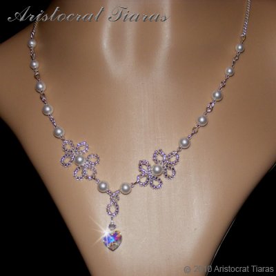 Duchess Elizabeth heart handmade Swarovski necklace picture 5