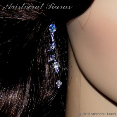 Lady Fleur handmade Swarovski earrings picture 3