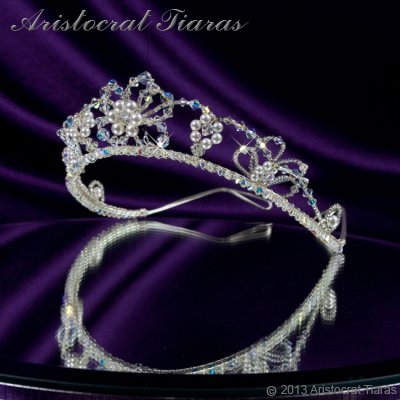 Lady Isabella blossom handmade bridal tiara picture 4