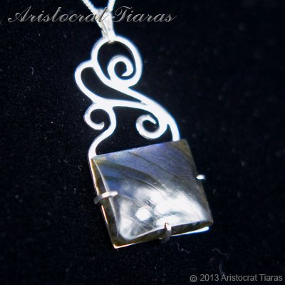 Lady Josephine 925 silver Labradorite Necklace picture 2