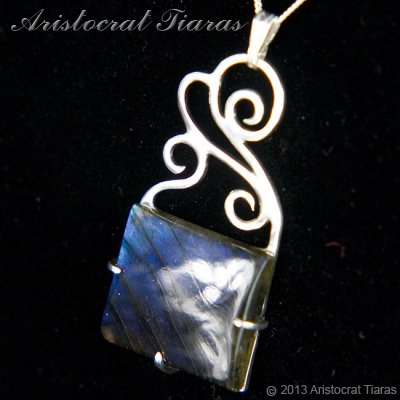 Lady Josephine 925 silver Labradorite Necklace picture 6