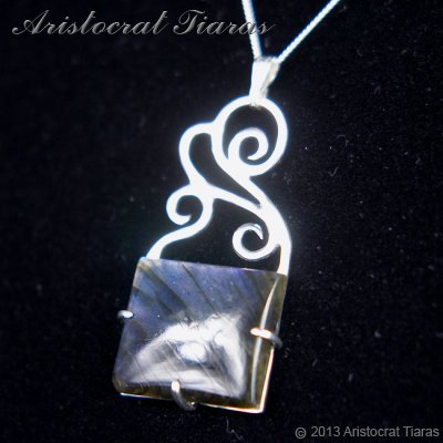 Lady Josephine 925 silver Labradorite Necklace picture 7