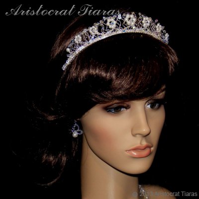 Lady Nessalyn butterfly handmade bridal earrings picture 4