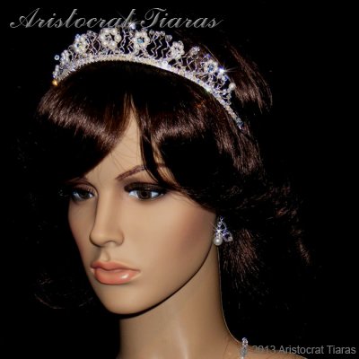 Lady Nessalyn butterfly handmade bridal earrings picture 5