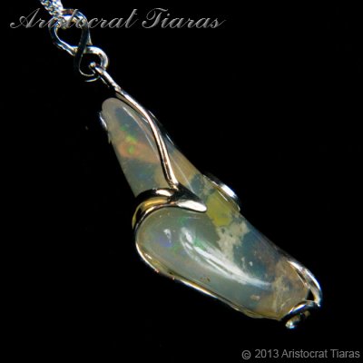 Lady Savannah 925 silver opal necklace picture 10