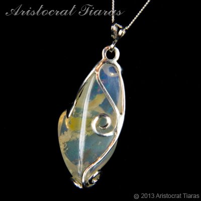 Lady Savannah 925 silver opal necklace picture 11