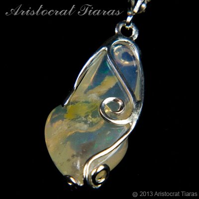Lady Savannah 925 silver opal necklace picture 12