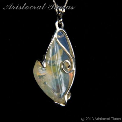 Lady Savannah 925 silver opal necklace picture 7