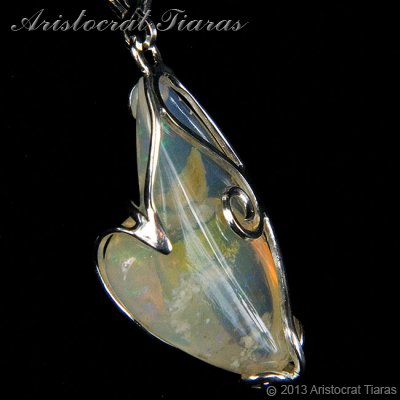 Lady Savannah 925 silver opal necklace picture 9