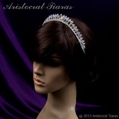 Princess Carmina handmade Swarovski bridal tiara picture 10