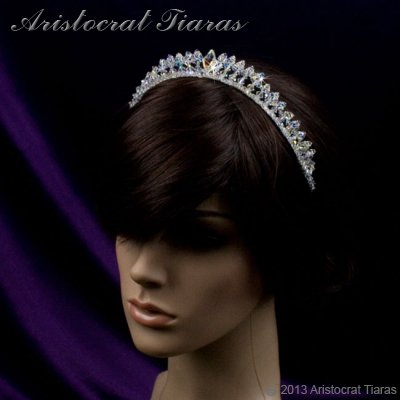 Princess Carmina handmade Swarovski bridal tiara picture 11