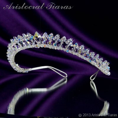 Princess Carmina handmade Swarovski bridal tiara picture 2