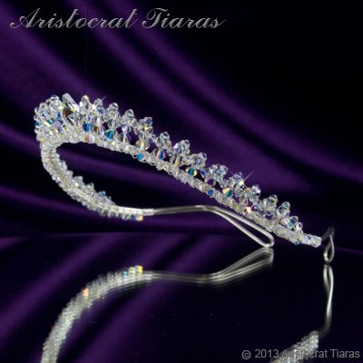 Princess Carmina handmade Swarovski bridal tiara picture 3