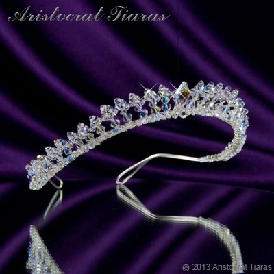 Princess Carmina handmade Swarovski bridal tiara picture 4