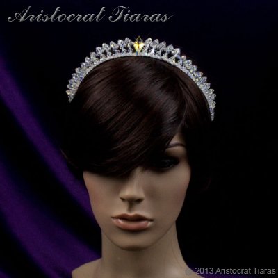 Princess Carmina handmade Swarovski bridal tiara picture 6