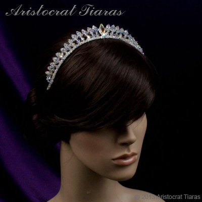 Princess Carmina handmade Swarovski bridal tiara picture 8