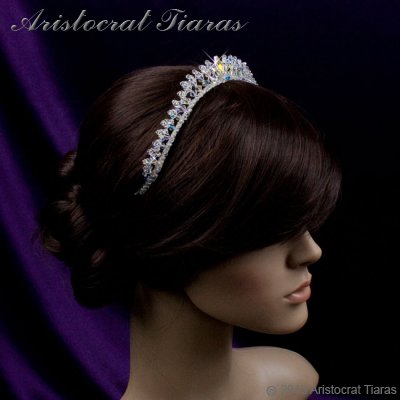 Princess Carmina handmade Swarovski bridal tiara picture 9