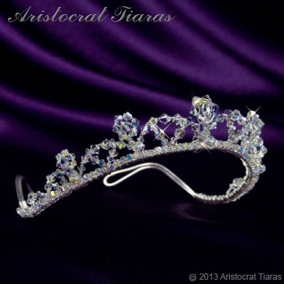Princess Eleanor handmade Swarovski bridal tiara picture 2