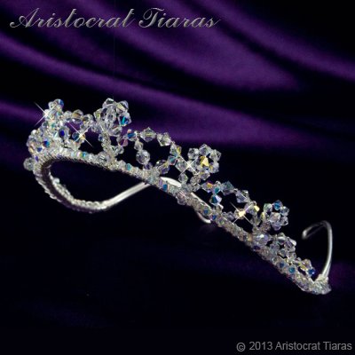 Princess Eleanor handmade Swarovski bridal tiara picture 4