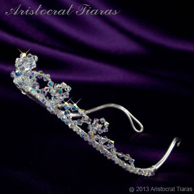 Princess Eleanor handmade Swarovski bridal tiara picture 5