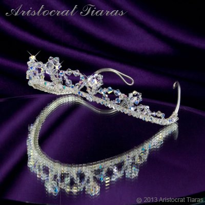 Princess Eleanor handmade Swarovski bridal tiara picture 6