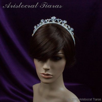 Princess Eleanor handmade Swarovski bridal tiara picture 7