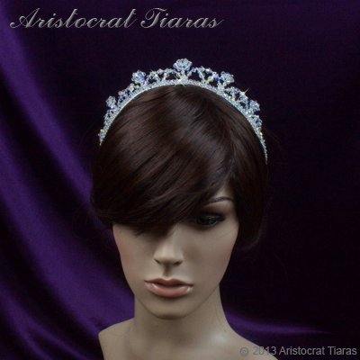 Princess Eleanor handmade Swarovski bridal tiara picture 8