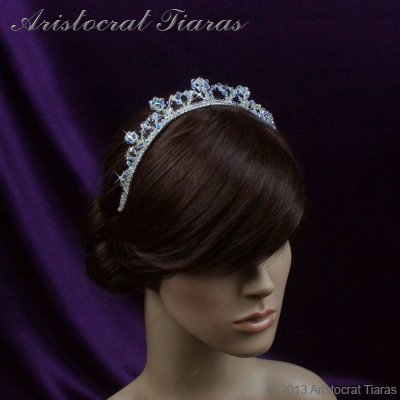 Princess Eleanor handmade Swarovski bridal tiara picture 9
