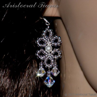Princess Esme handmade Swarovski earrings picture 3