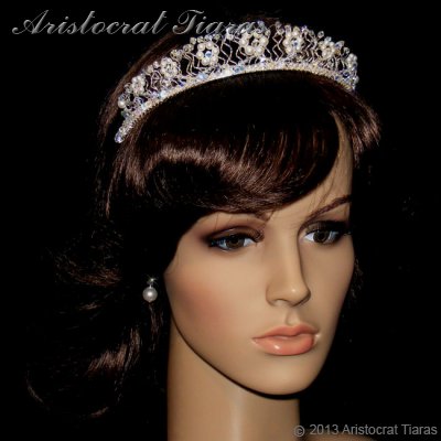 Princess Roza handmade Swarovski pearl 925 earrings picture 4