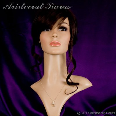 Swirls design opal handmade Swarovski 925 necklace picture 12