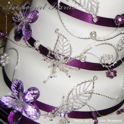 Wedding cake for Christina and Stephen picture 9