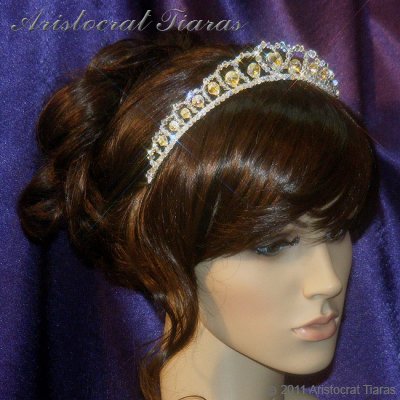 Princess Sophie handmade Swarovski wedding tiara picture 12