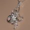 Floral design opal Swarovski handmade 925 necklace thumbnail 10 - click for larger image