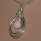 Celtic design opal 925 silver necklace thumbnail 9 - click for larger image