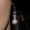 Countess Estelle Swarvoski pearls bridal earrings thumbnail 2 - click for larger image
